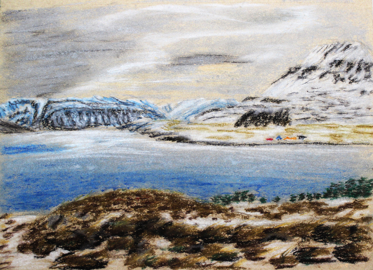 View across the bay of Eyjafjordur