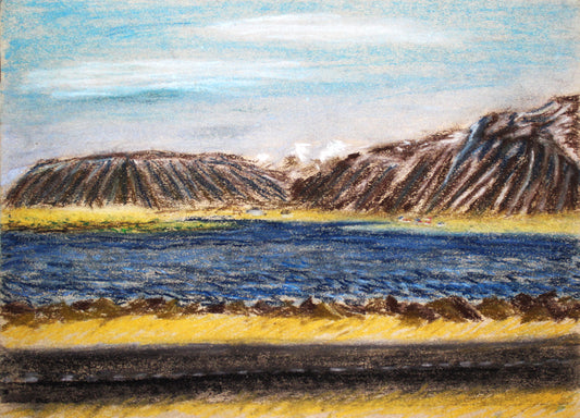 View north from Reykjavik