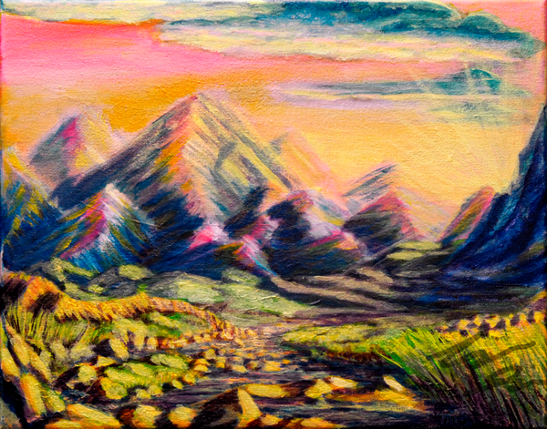 Sunbeam Over Mountains